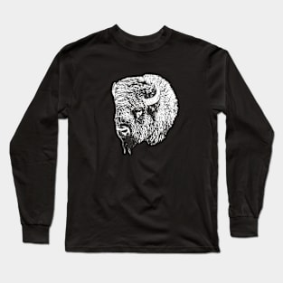 Bison head Long Sleeve T-Shirt